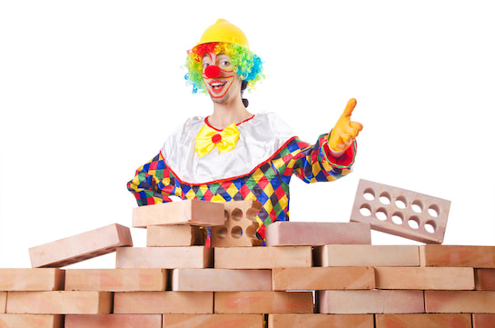 brick repair denver customer reviews clown givinh us a thumbs up